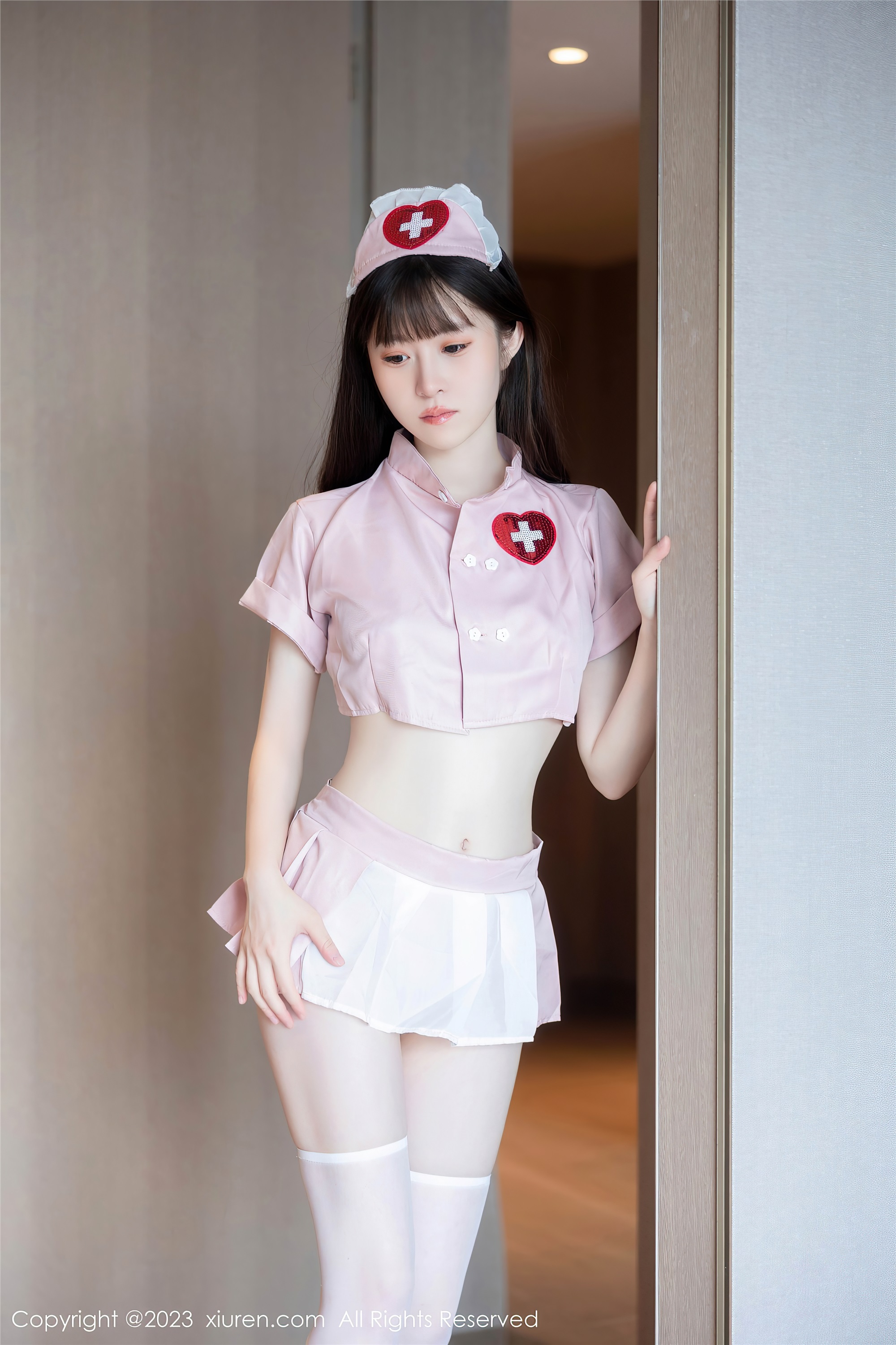 XiuRen Xiuren.com July 17, 2023 NO.7090 Lin Youyou Nurse uniform